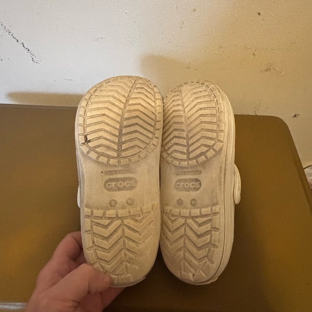 Classic White Slip-On CROCS 8/10 - Picture 5 of 6